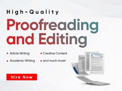Proofreading and editing services