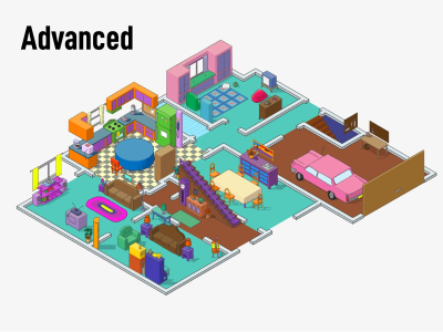 An amazing isometric illustration