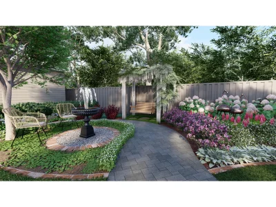 Photorealistic Landscape 3D Rendering