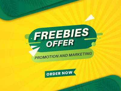 Freebies promotion through social media