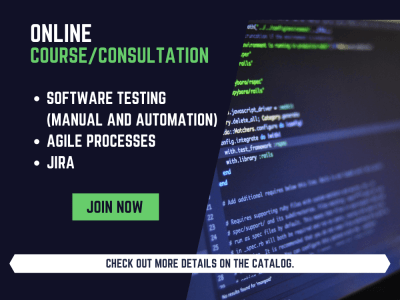 Online tutoring and consultancy in Software Testing, Agile and JIRA