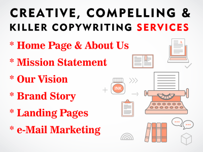 Creative, Compelling, and Killer Copywriting Services