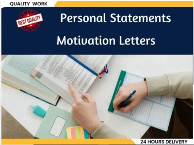 Motivation Letter, SOP &Recommendation for Scholarships, Jobs &Immigration