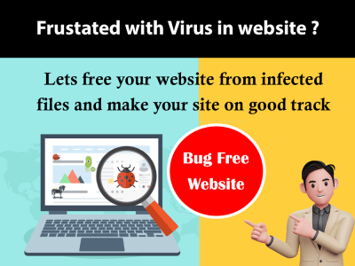 Virus free website in wordpress