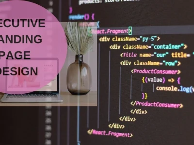 An executive landing page in html, css bootstrap 5 | Upwork