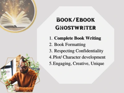 A Fully Formatted, Unique, and Publishable book/ebook (Ghostwriting)