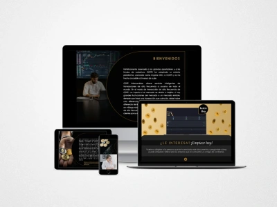 A professional powerpoint presentation design in English or Spanish