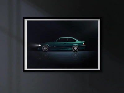 A fantastic car illustration/poster
