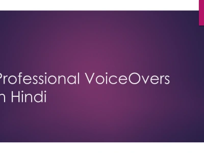 An amazing VoiceOver in Hindi