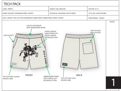 shorts tech pack