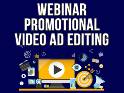 A fantastic promotional video ad for your Webinar, eBook, or Lead Magnet