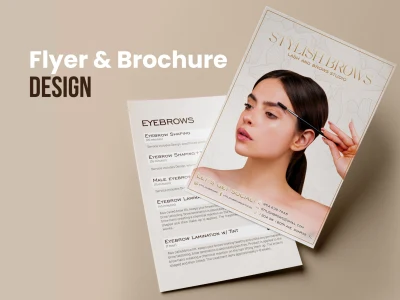 Professional and eye-catching Flyer Design or Brochure Design.