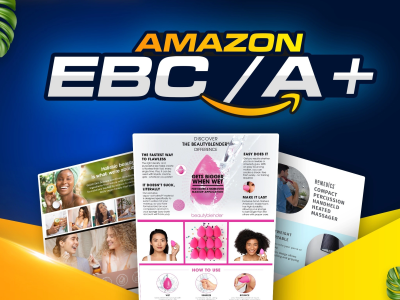 Amazon enhanced brand content, amazon a plus content, amazon ebc design