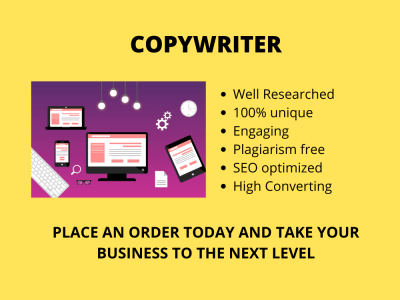 A Converting Sales Copywriting For Website, Sales, Ads, Email and more