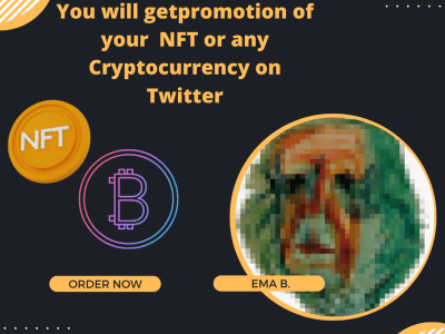 Promotion of your NFT or any Cryptocurrency on Twitter