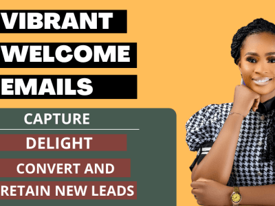 A vibrant welcome email that will capture and convert new subscribers