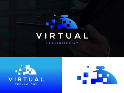 Timeless startup, tech, crypto, technology, security, and app logo design