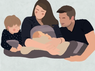 A beautiful digital portrait illustration that is great for gifts