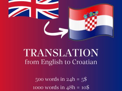 A translated text from English to Croatian