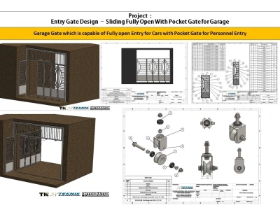 Complete Design, Technical Drawing, and Fabrication/Manufacturing Plan.
