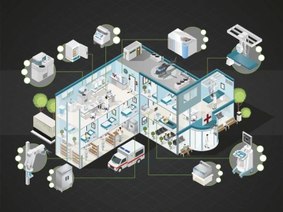 An isometric 3D Visual of your Product / Process or Service