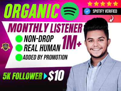 Organic Monthly Listener Promotion ⭐️