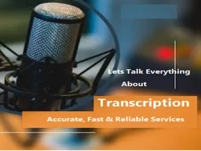 Accurate and fast transcription of English audios/videos