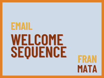 A Welcome Email Sequence that will drive engagement and sales