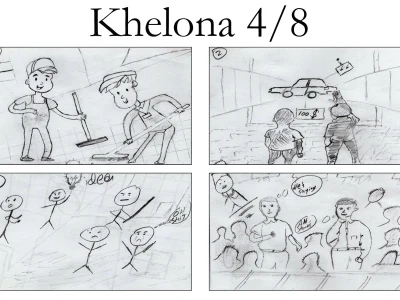 A beautiful storyboard for your Film, Ad and Comic.