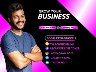 Social Media Design, Facebook, Instagram, LinkedIn Ads, Post, Banner Design