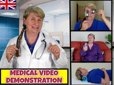 Medical / Exercise Demonstration Video Advert by British Middle Aged Woman
