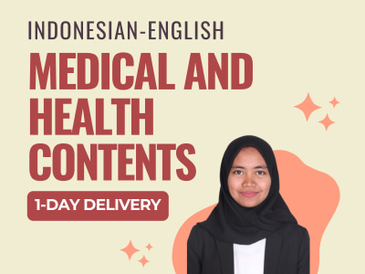 Fact-Based Medical and Health Contents by Medical Doctor | Upwork