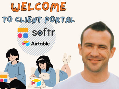 Airtable database converted to Softr website, Client Portal
