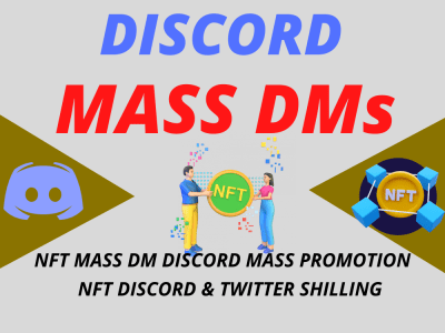 Discord mass DM, NFT discord mass DM, discord promotion, discord invite