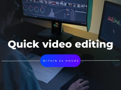 Quick video editing service