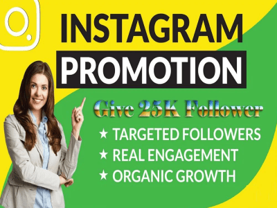 HQ 25K Fast Instagram promotion on Instagram Followers Non-Drop