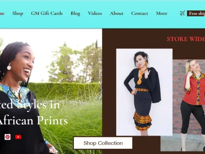 A fully featured WIX & SquareSpace Website Design & Development Services