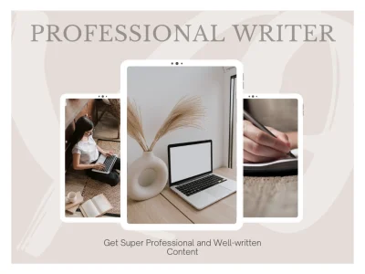 Professional writer for articles and blogs.