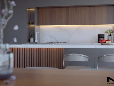 Photorealistic rendering for interior visualization