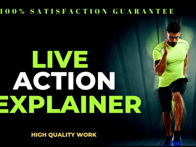 A high-quality Live-Action Explainers Video