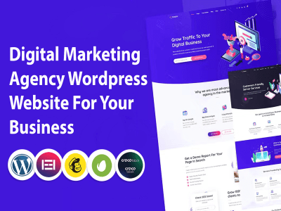 A digital website, agency website or digital marketing website