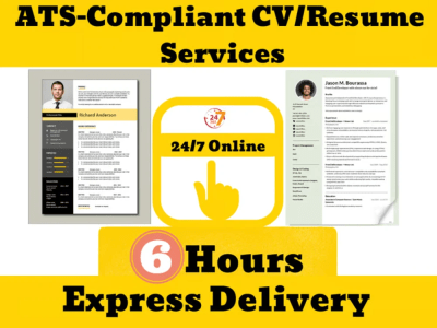 ATS Resume Writing, Cover Letter & LinkedIn Profile Writer, CV Art & Design