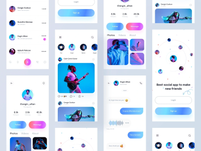 A custom Android Application by using material design and latest ...