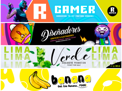 Perfect Youtube Banner for you channel