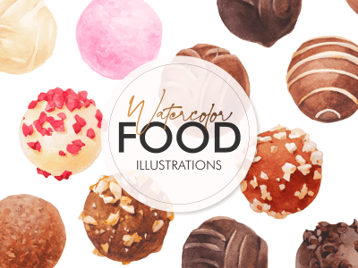 A unique food illustration in watercolor