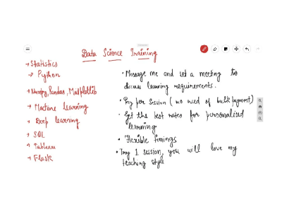 Data science tutor to teach you python, machine learning and deep learning.