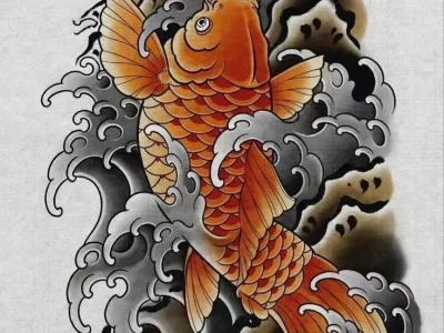 An oriental & mysterious tattoo design