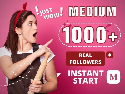 Fast 1000 medium followers