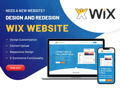 A High Converting Wix Landing page or Website Design