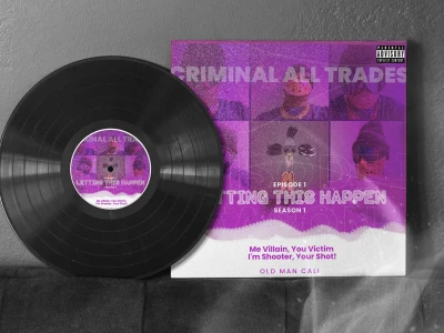 A creative music album cover design